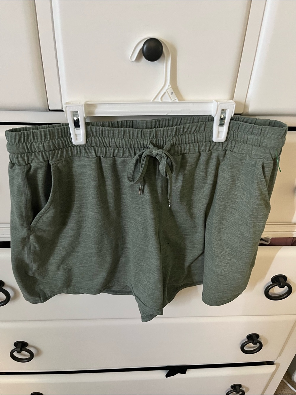 Maurices Olive Green Drawstring Athletic Shorts
